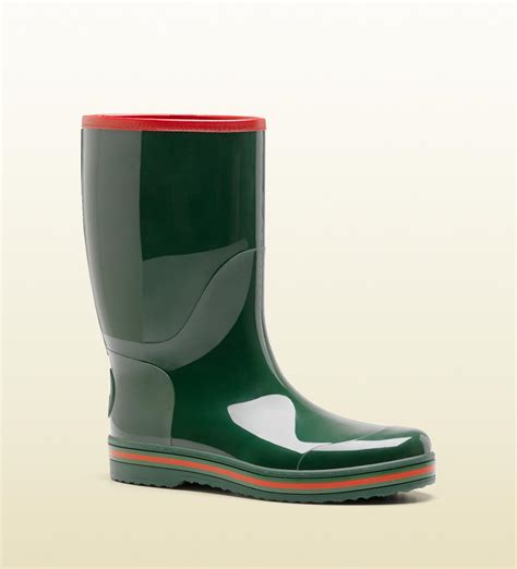 farfetch gucci rain boots.